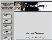 Tablet Screenshot of dreamkeeperkennel.com